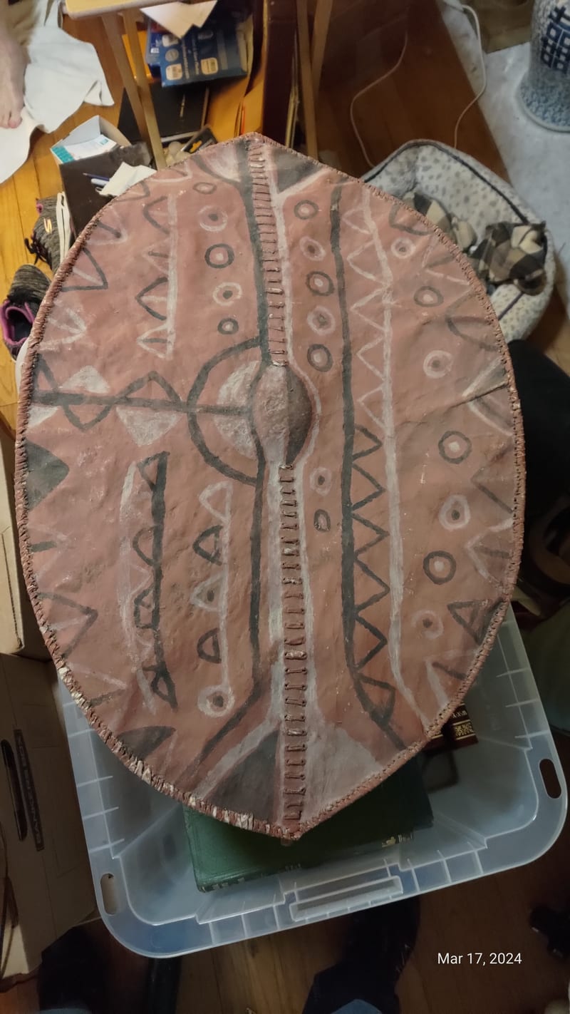 Maasai Shield and Spears