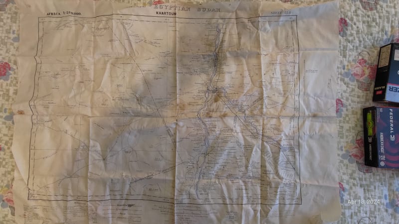 Arabia / Palestine cloth map