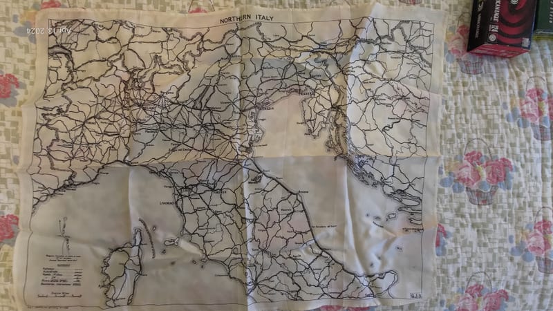 Northern Italy cloth escape map