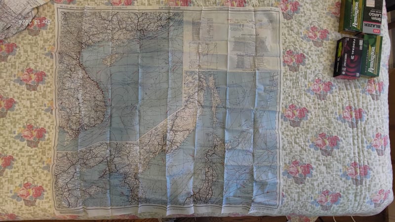 Japan and South China Seas cloth chart No. C-52