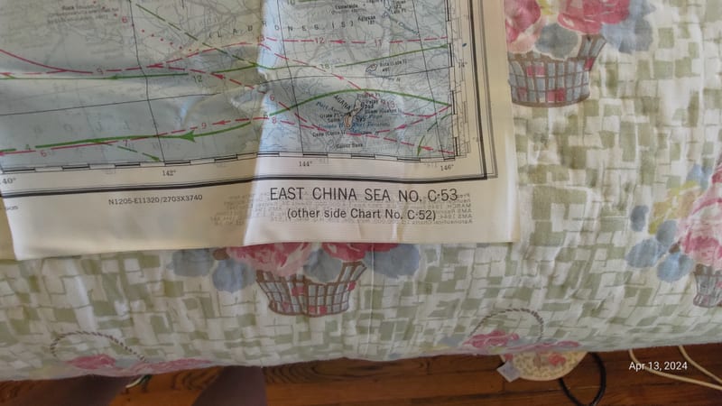 East China Sea cloth chart No. C-53