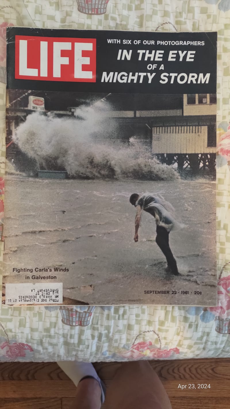 LIFE magazine, September 22 1961, Hurricane Carla issue