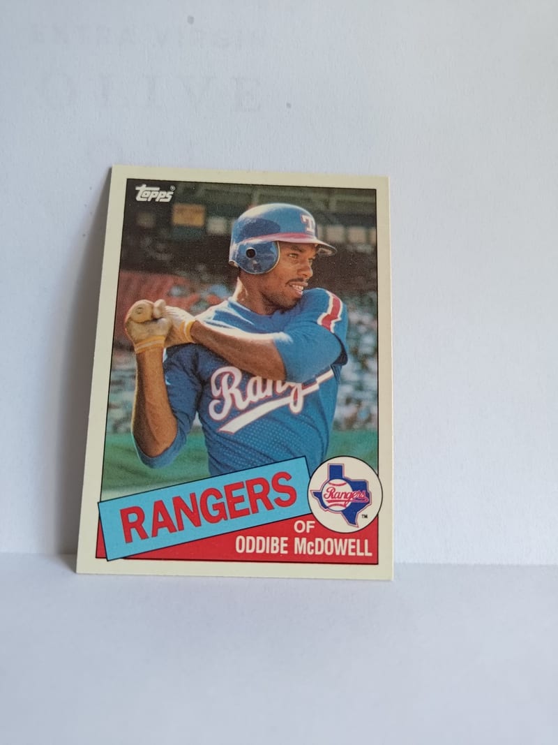 1985 Topps Traded Oddibe McDowell #82T