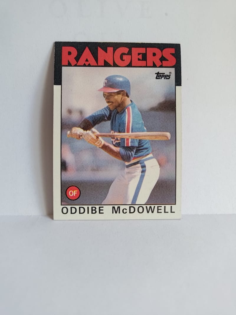 1986 Topps Oddibe McDowell #480